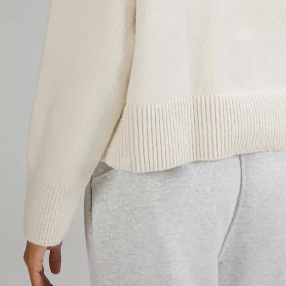 Lululemon - Merino Wool-Blend Ribbed Turtleneck Sweater (Bone) - Picture 4 of 8